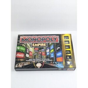 Monopoly Empire Board Game Own the World's Top Brands Complete Set 2013 Hasbro